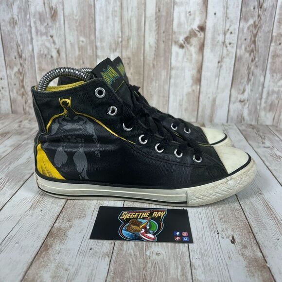 Converse Chuck Taylor Batman -‎ Kids 3 Womens 5 - Picture 1 of 9